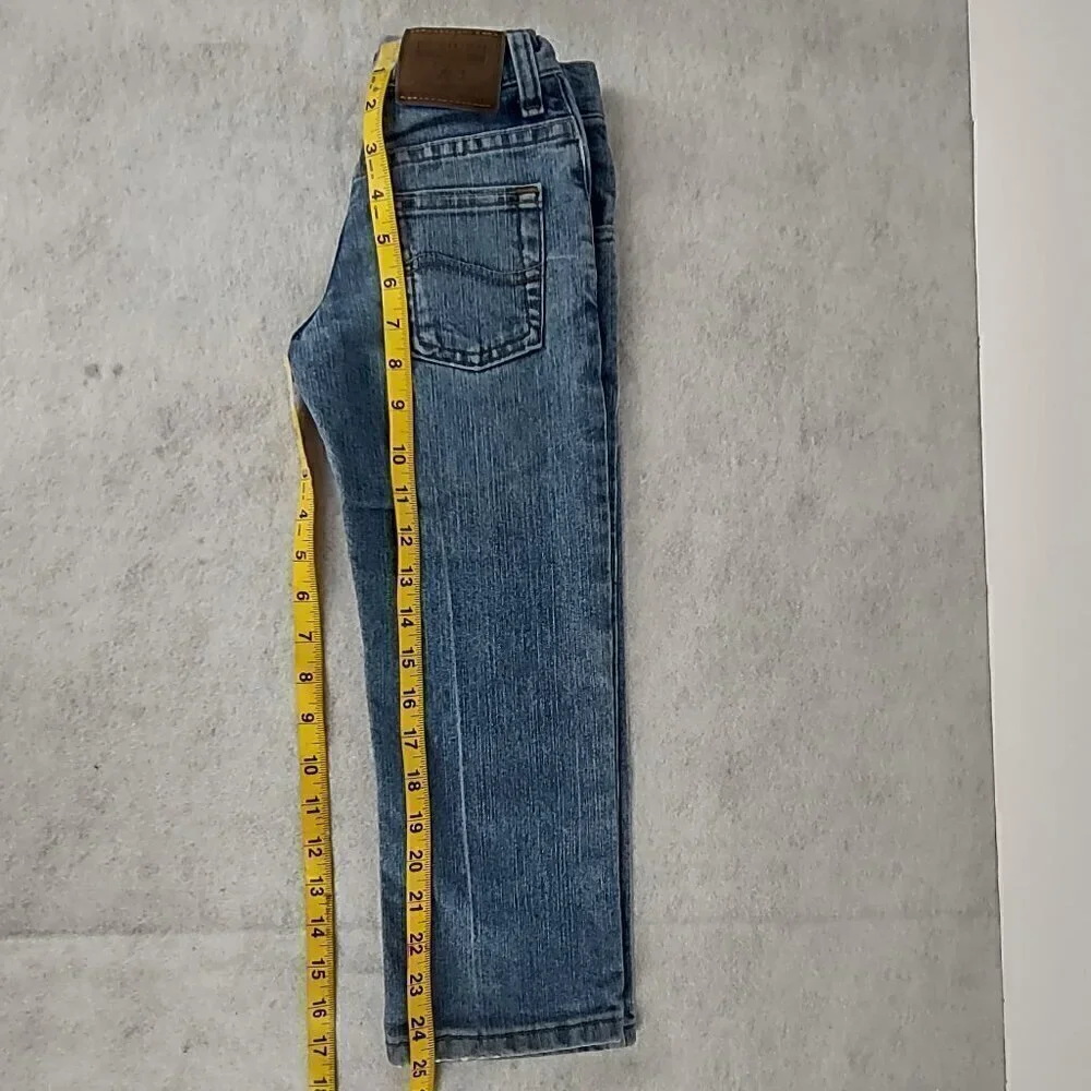 Lee Premium Straight Cotton Blend Blue Jeans Size 5S